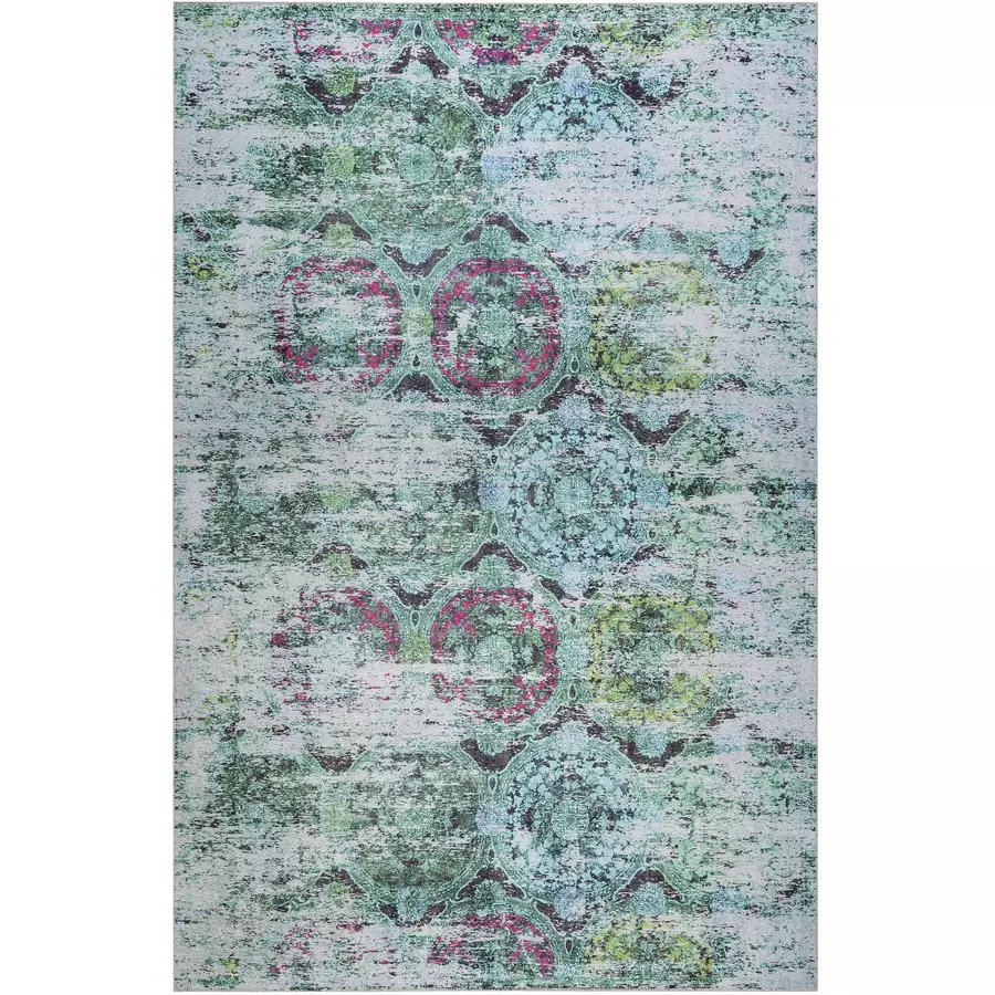 Wecon home Kurzflorteppich Focus grün,blau