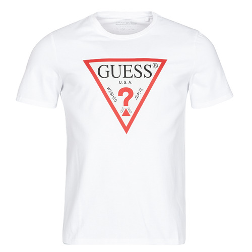 Guess - CN SS ORIGINAL LOGO TEE - Blanc