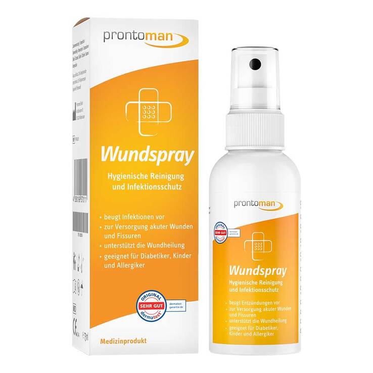 Prontoman Spray Antiseptische Reinigung und Infektionsschutz, 75 ml