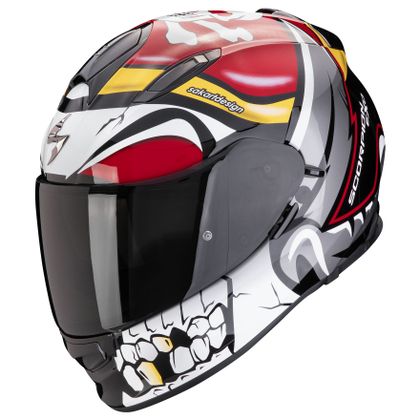 Casque Scorpion Exo EXO-491 - PIRATE - Rouge