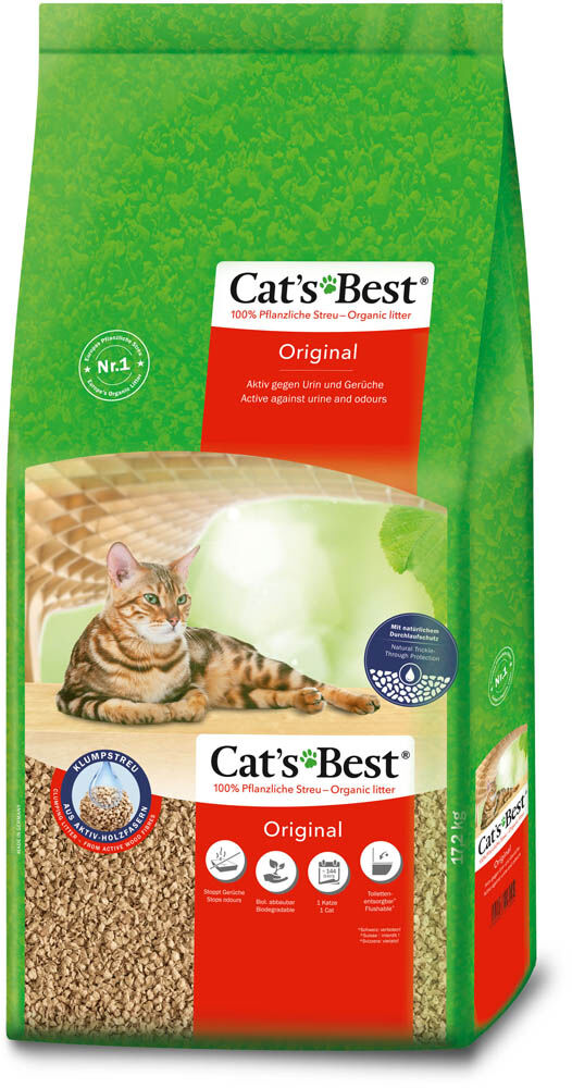 Cat's Best Original - Kattenbakvulling - Fijn - 40 Liter