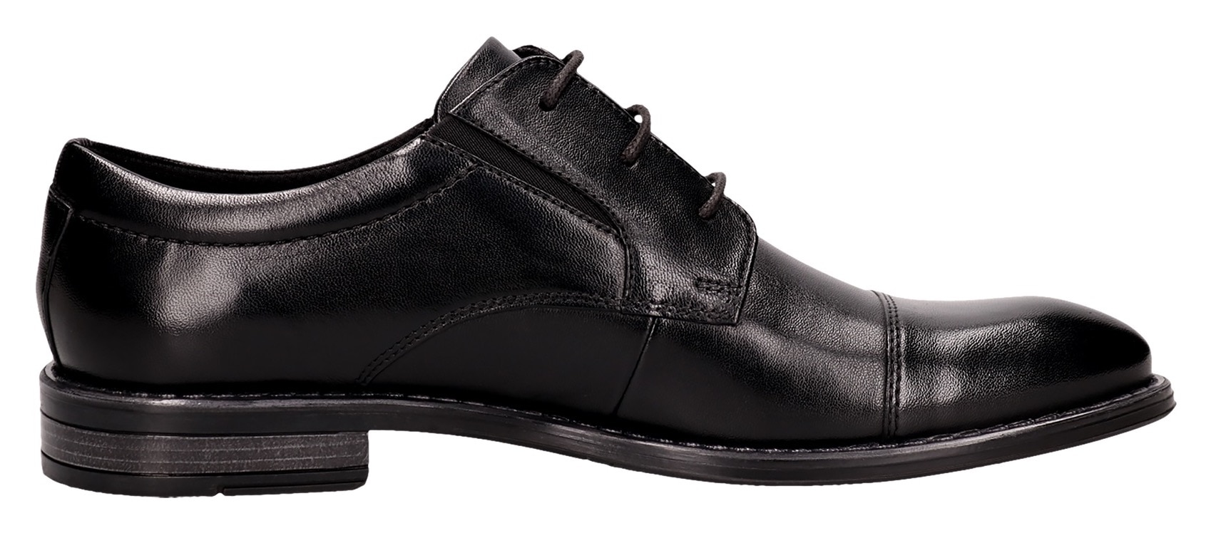 bugatti Schnürschuh  , Blockabsatz, Abendschuh, Festtagsschuh, Businessschuh, Logoprägung