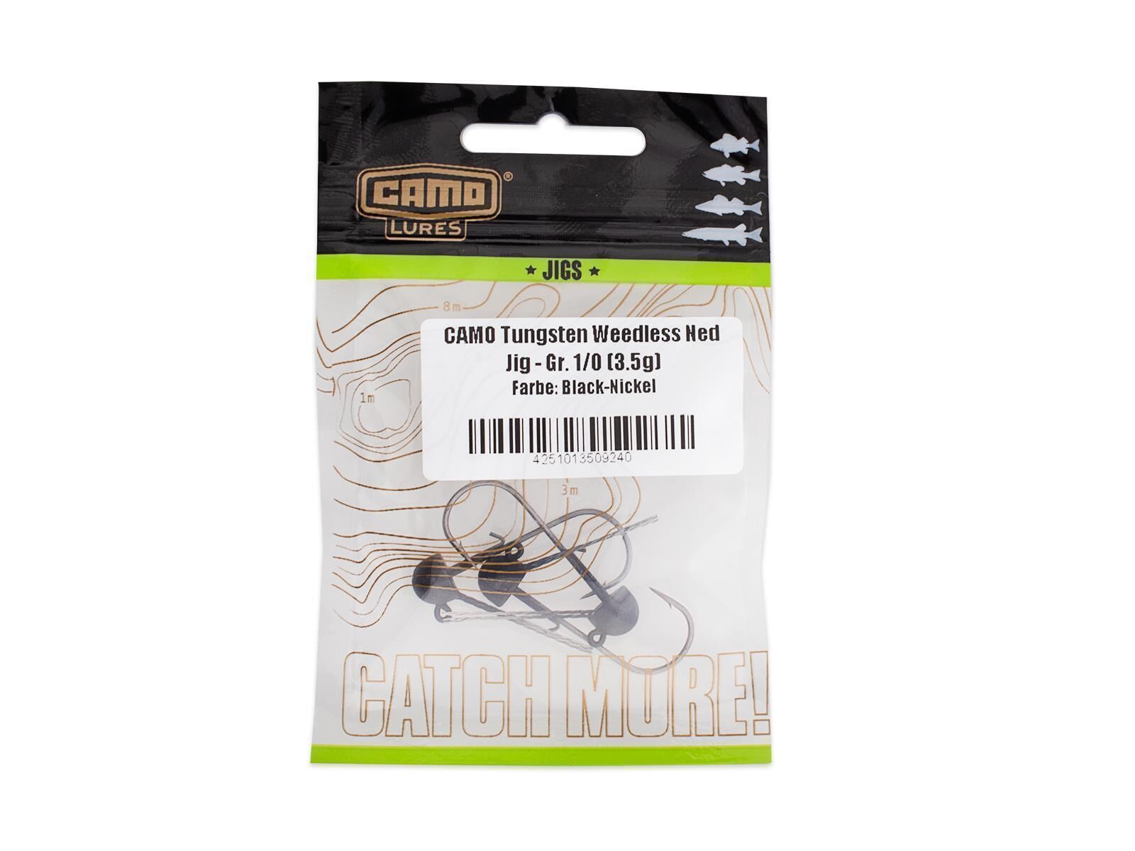 CAMO Tungsten Weedless Ned Jig - Gr. 1/0 (3.5g)