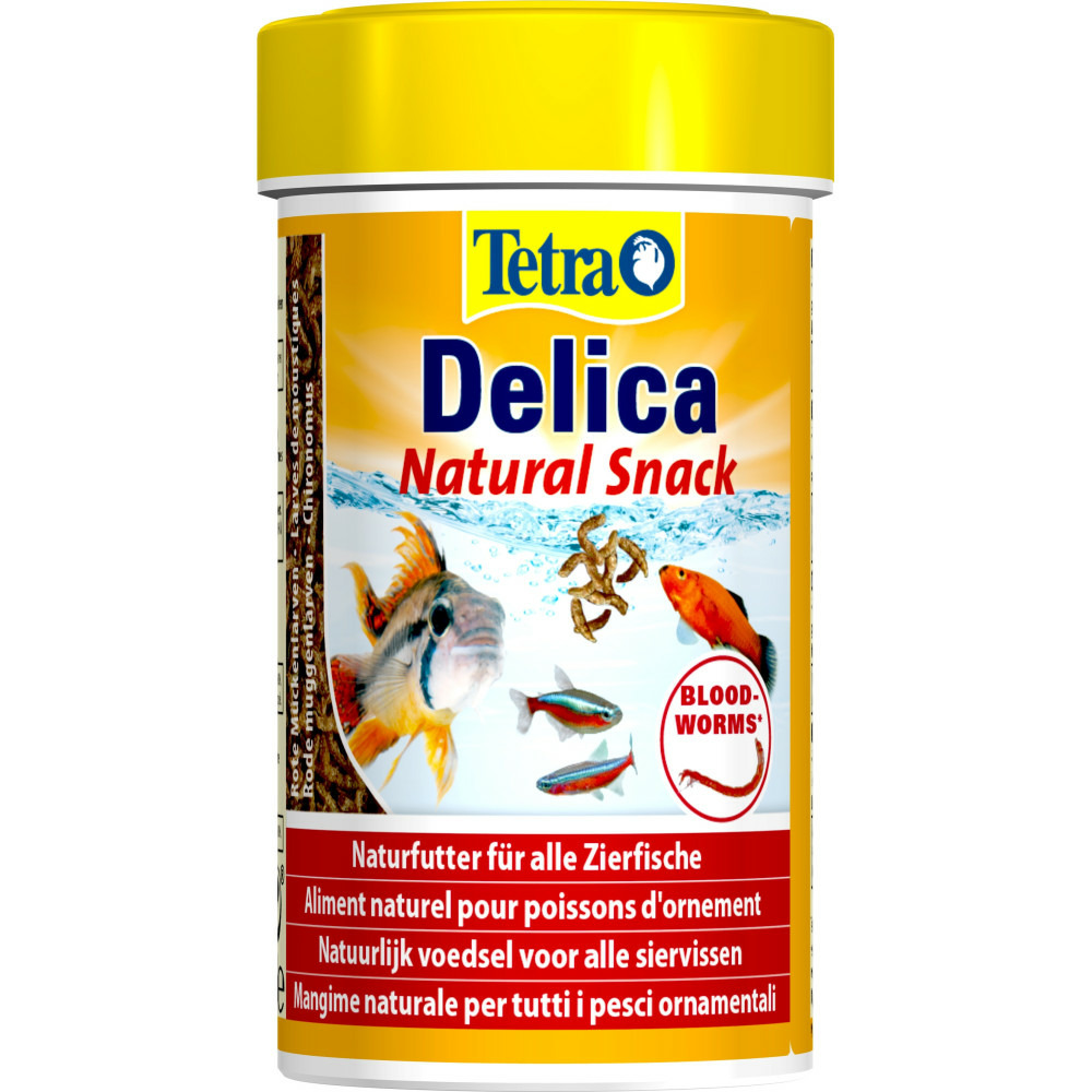 Delica larves moustique 8g - 100 ml nourriture pour poissons d'ornement