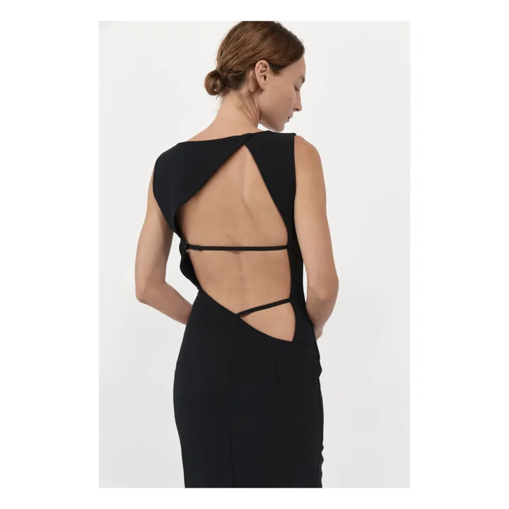 St Agni Robe Cut Out | Noir