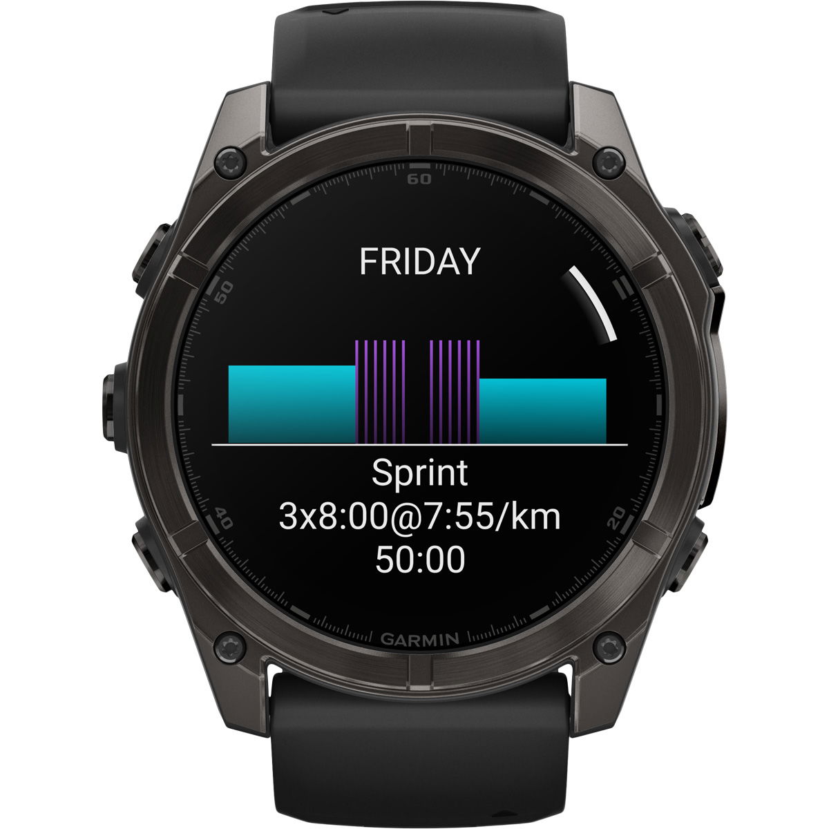 Garmin Fenix 8 - 51 mm Amoled Sapphire GPS Pulsur