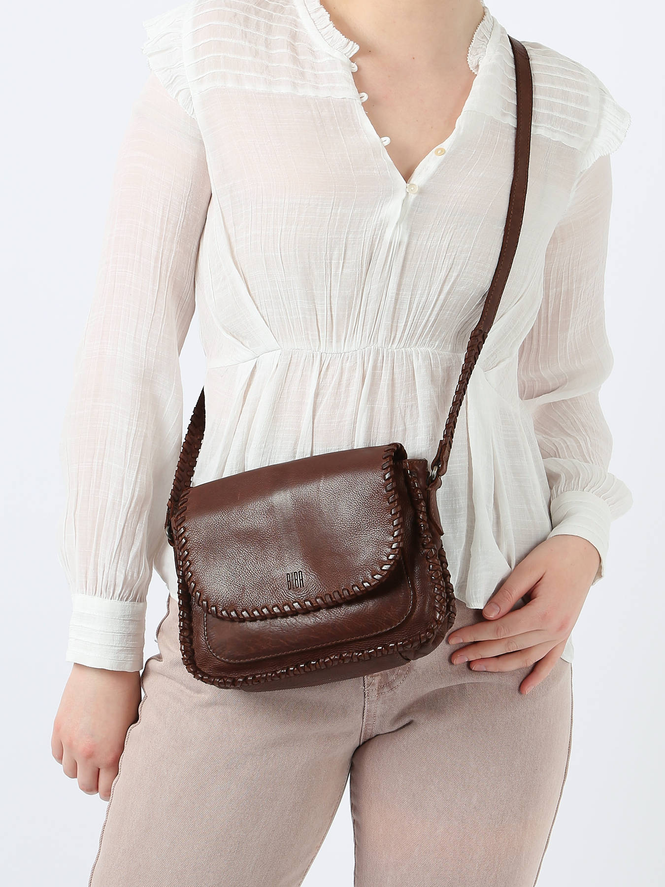 Sac bandoulire Heritage cuir BIBA