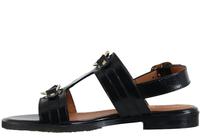 BILLI BI OLD BRISTOL SANDAL I SORT GLAT SKIND