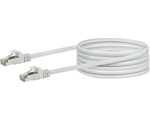 CAT 6 netwerkkabel SF/UTP 2x RJ45 connectoren 15 m wit Schwaiger CKB6150052