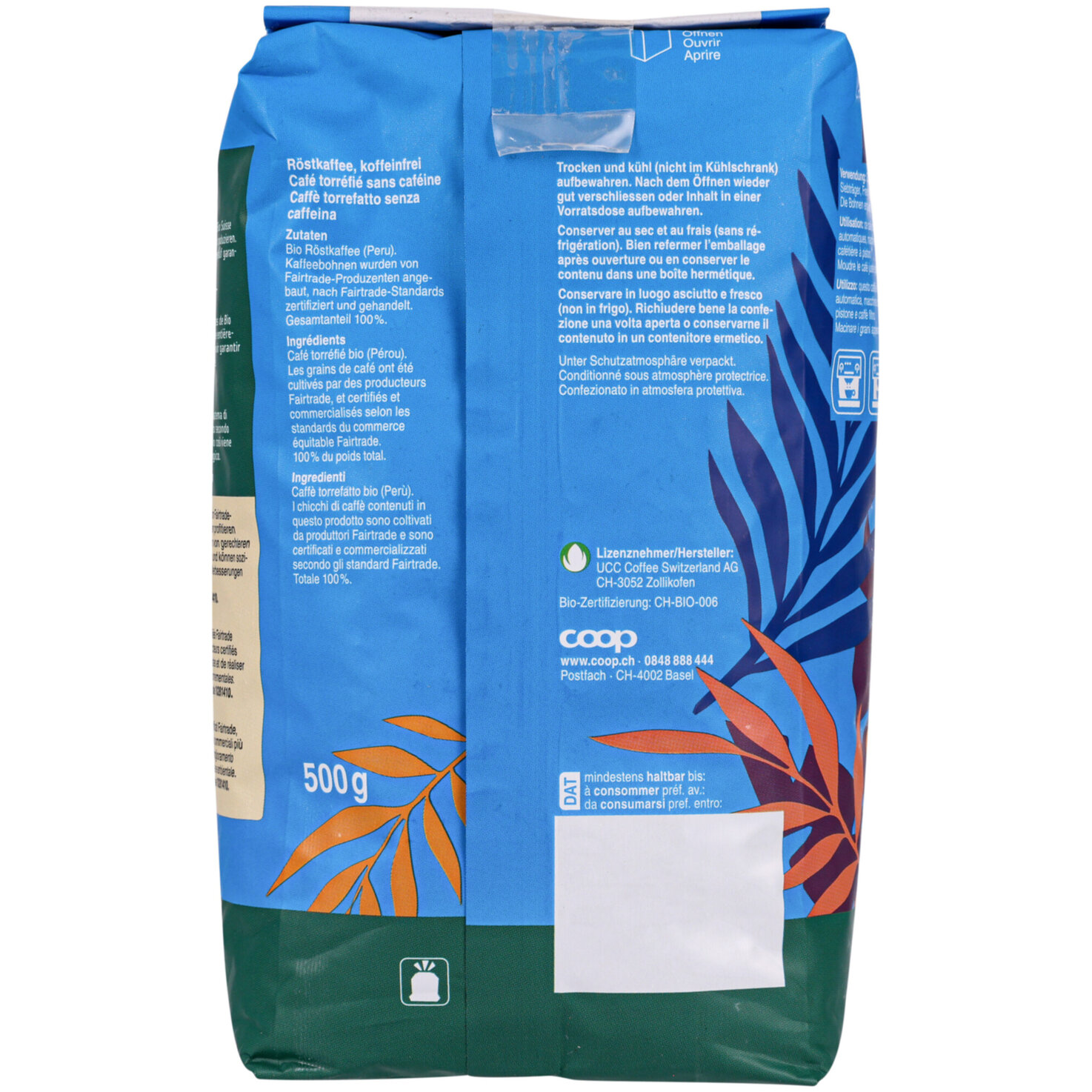 Naturaplan Bio Bohnenkaffee Decaf