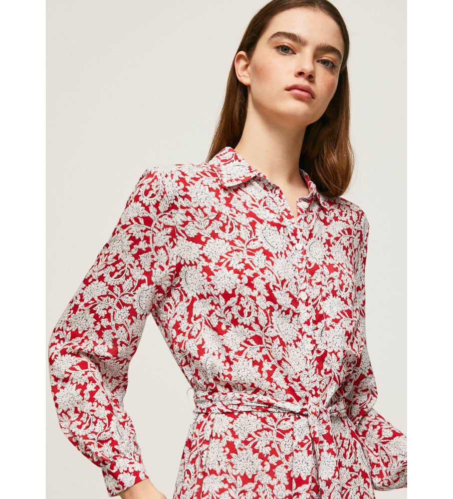 Vestido vermelho Pepe Jeans Perah