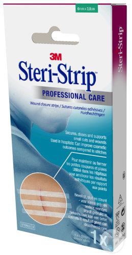 3M Steri-Strip Suture Cutanée Stérile 6x38mm 1 pièce (R1542-01)