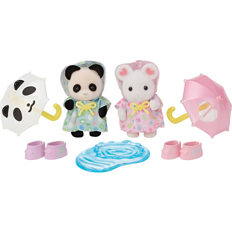 Sylvanian Families børnehavevenner - regnvejrsdag duo