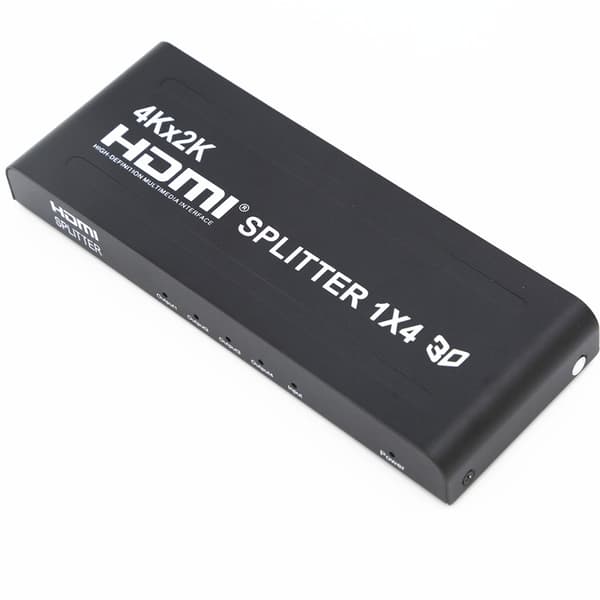 INF 1x4 HDMI-splitter til 4 skjermer 4K