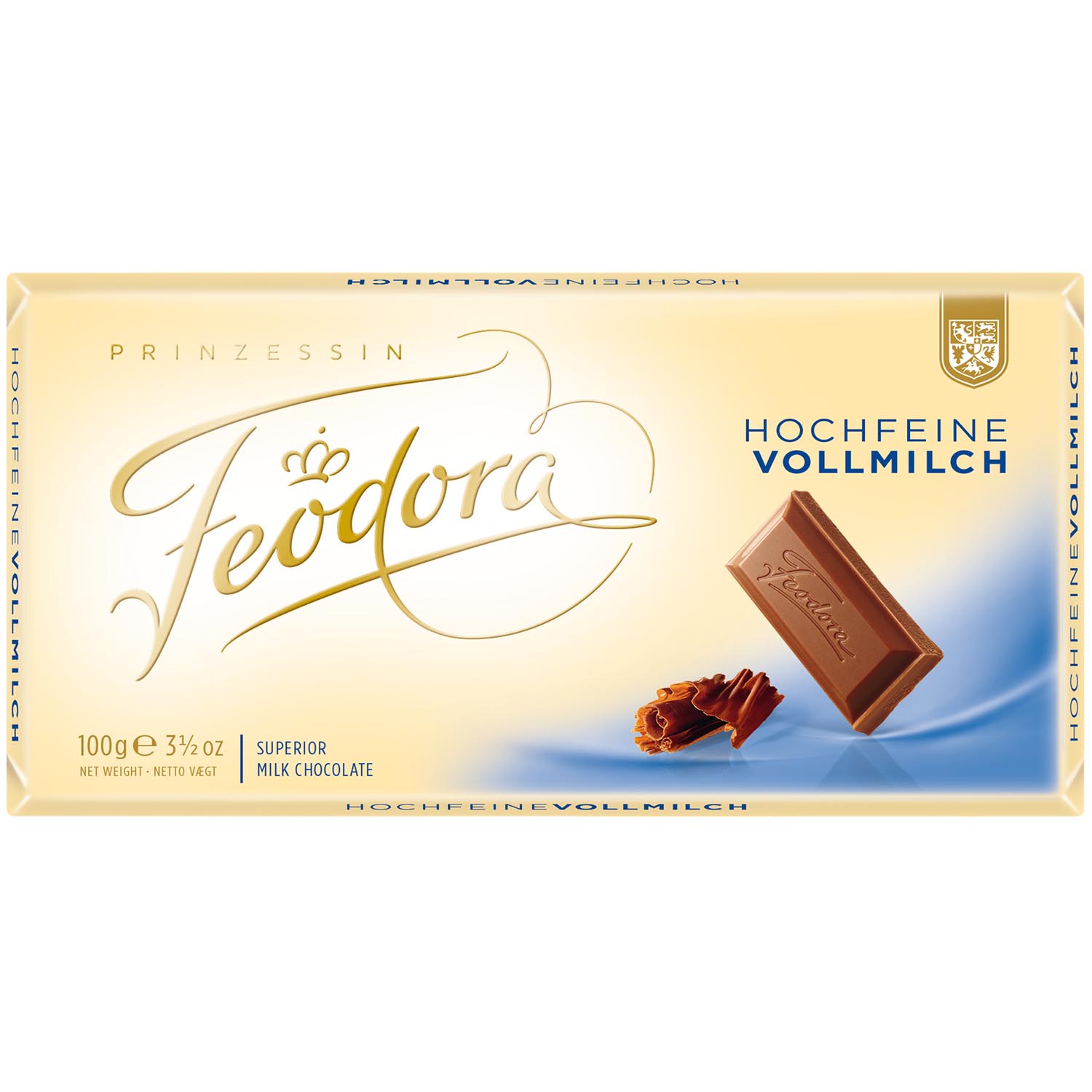 Feodora Tafelschokolade Hochfeine Vollmilch 100g MHD:26.11.25