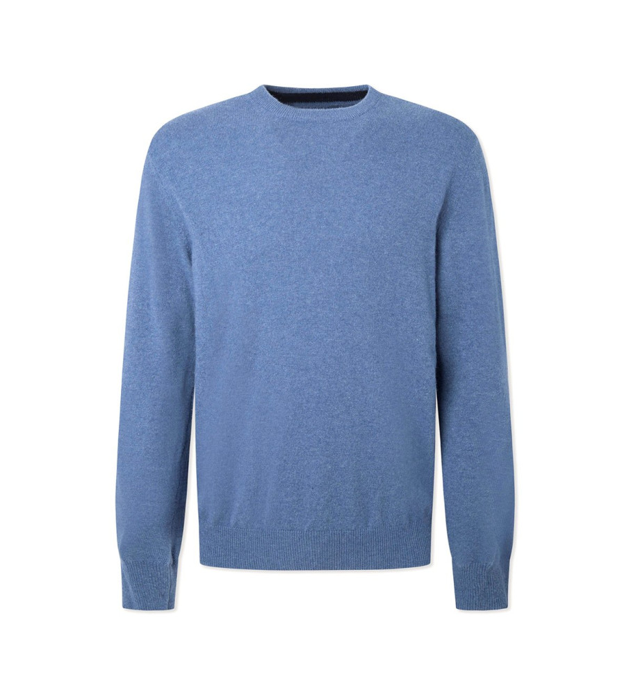 Camisa Hackett Merino Cash Azul