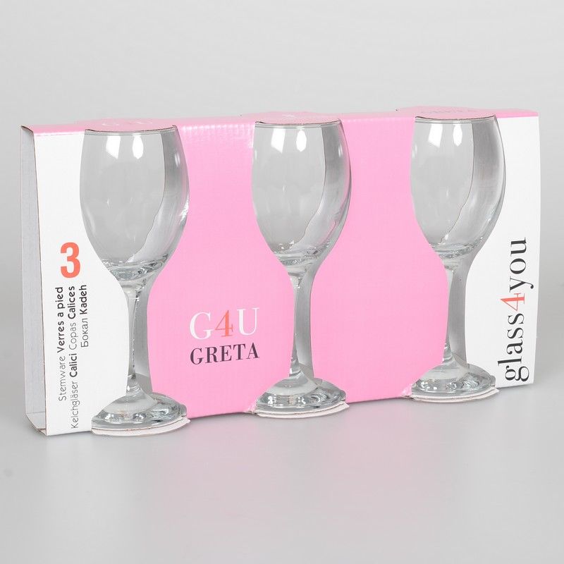 3 verres à pied 'Impérial'