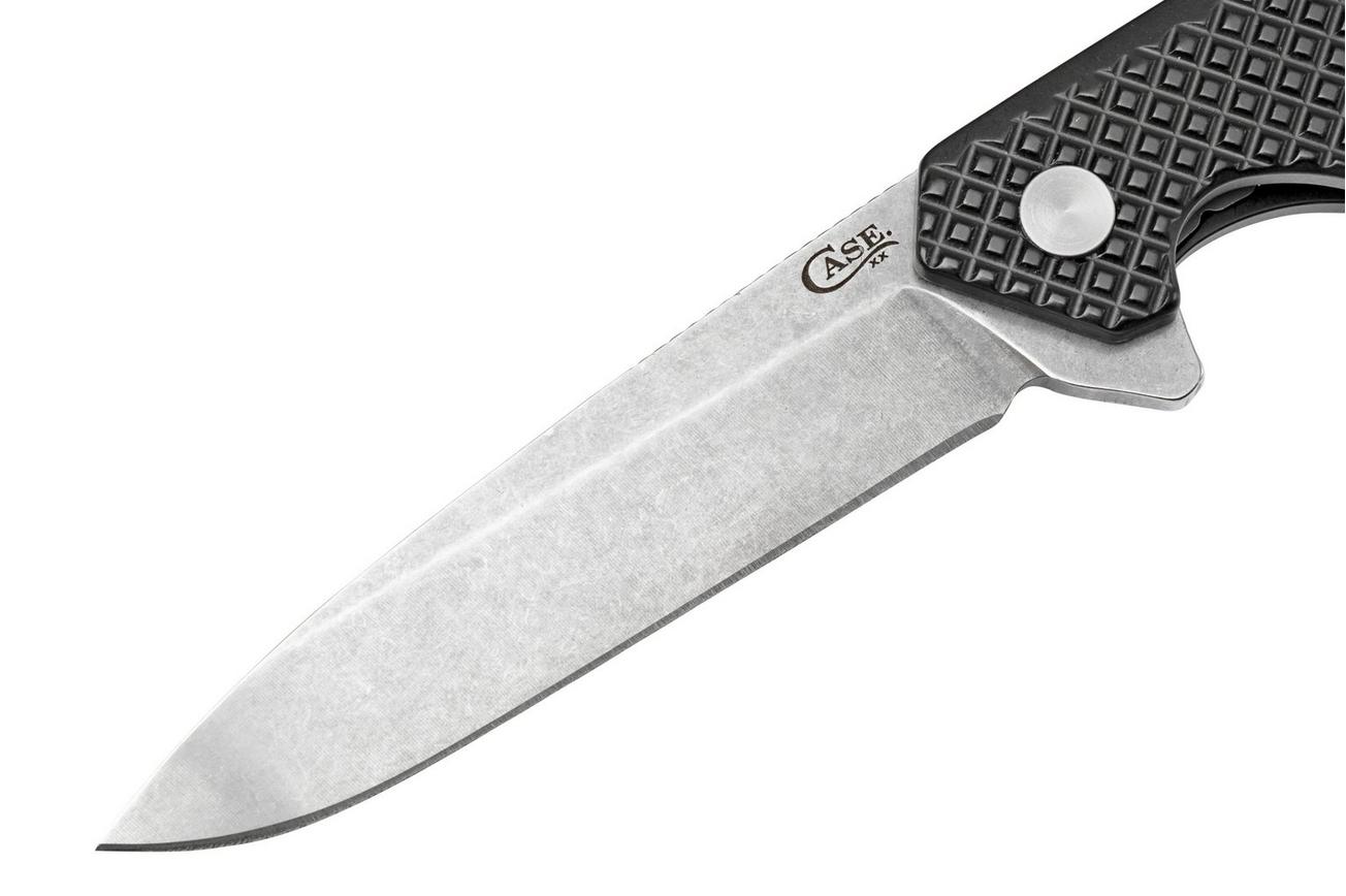 Case Knife Kinzua Spear 64688, Black Anodized Aluminium Milled, zakmes