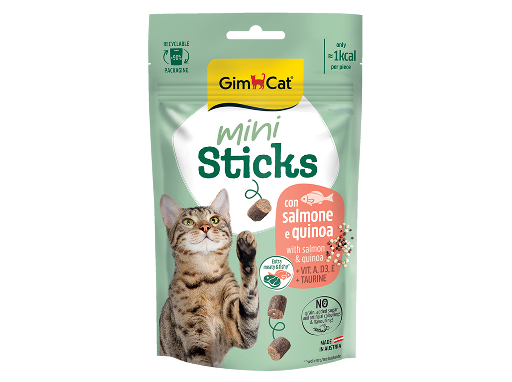 SNACK GATO GIMCAT MINISTICK SAL QUI 50G