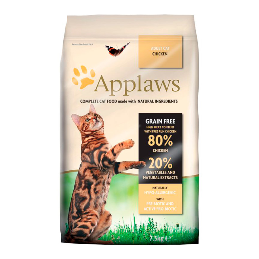 Ração para Gatos Adultos Applaws com Frango e Sem Grãos