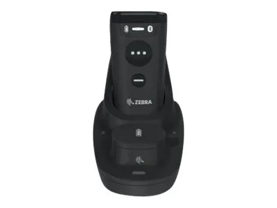 Zebra Single-slot Charge Communication Cradle - Opladningsstander til stregkodescanner   batterioplader - midnat sort - for Zebra CS60, CS6080, CS60-HC