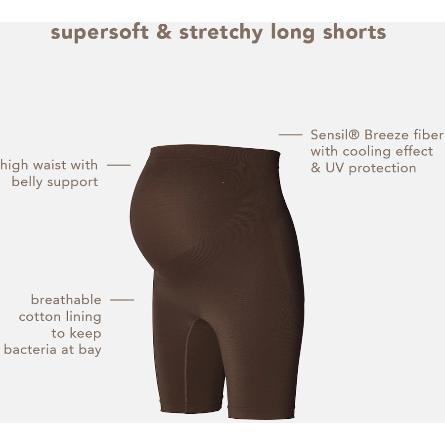 Noppies Nahtloser Shorts Niru Sensil® Breeze Coffee Bean