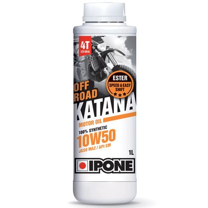 Huile moteur Ipone KATANA OFF-ROAD - 10W50 100% synthése - 1 LITRE Universel