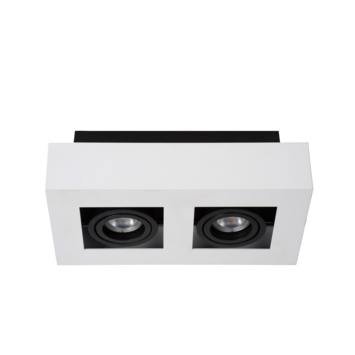Lucide XIRAX plafondspot LED Dim to warm GU10 2200K/3000K Wit