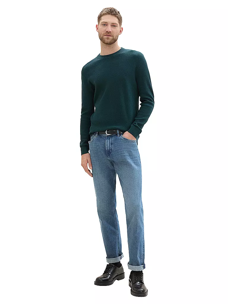 TOM TAILOR Pullover dunkelgrün