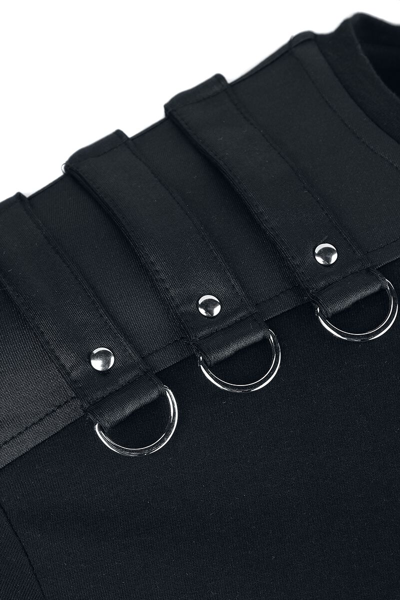Haut Manches Longues avec Sangles | Gothicana by EMP T-shirt manches longues