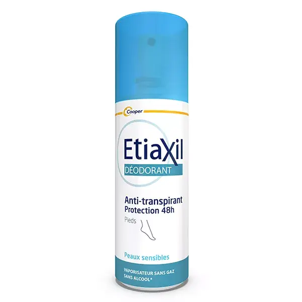 Etiaxil Déodorant Anti-Transpirant Protection 48h Pieds 100ml