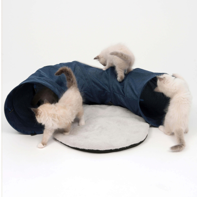 Catit Katzenspielzeug Vesper Katzentunnel blau 68x97x28cm