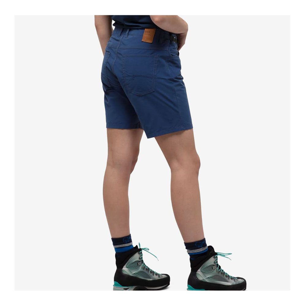 Norrona SVALBARD LIGHT COTTON - Short Femme indigo night