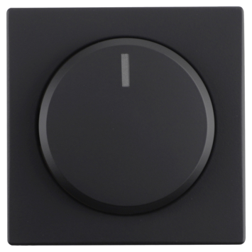 Busch-Jaeger Future Linear centraalplaat dimmer zwart
