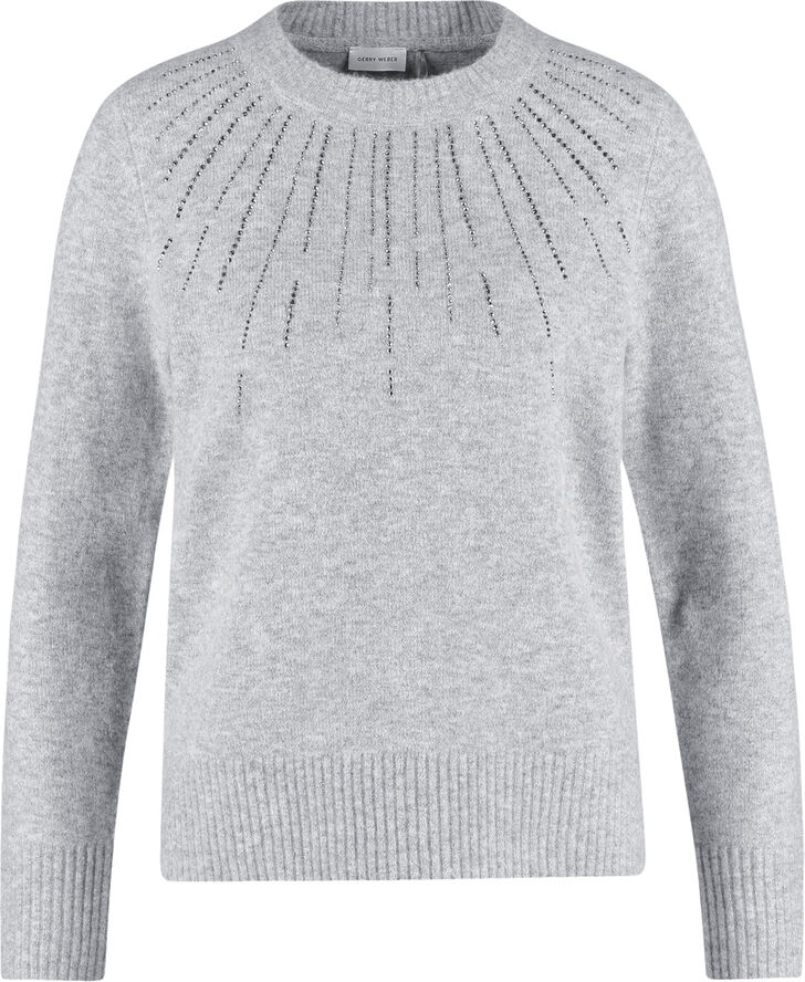 Gerry Weber PULLOVER 1/1 SLEEVE Silver grey melange