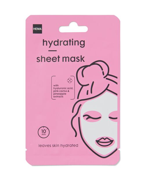 masque tissu cactus rose
