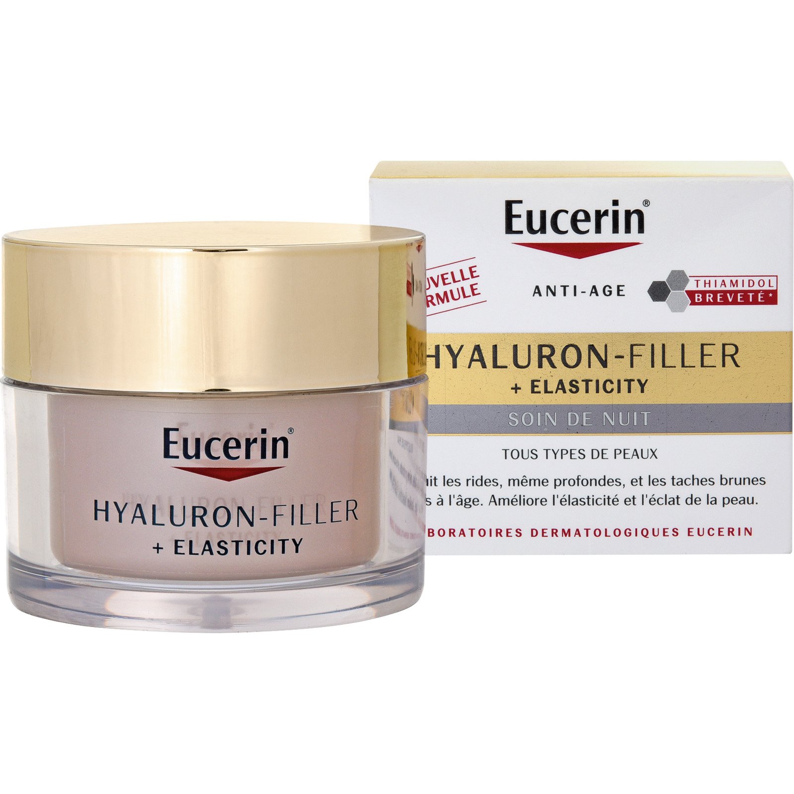 Eucerin Nachtpflege Hyaluron Filler + Elasticity 50 ml