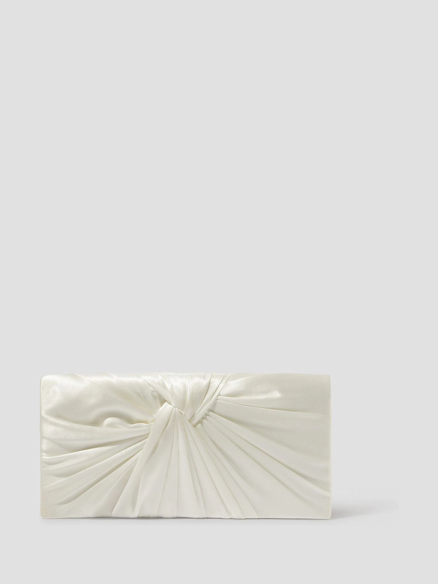 Monsoon Talia Twisted Satin Clutch Bag