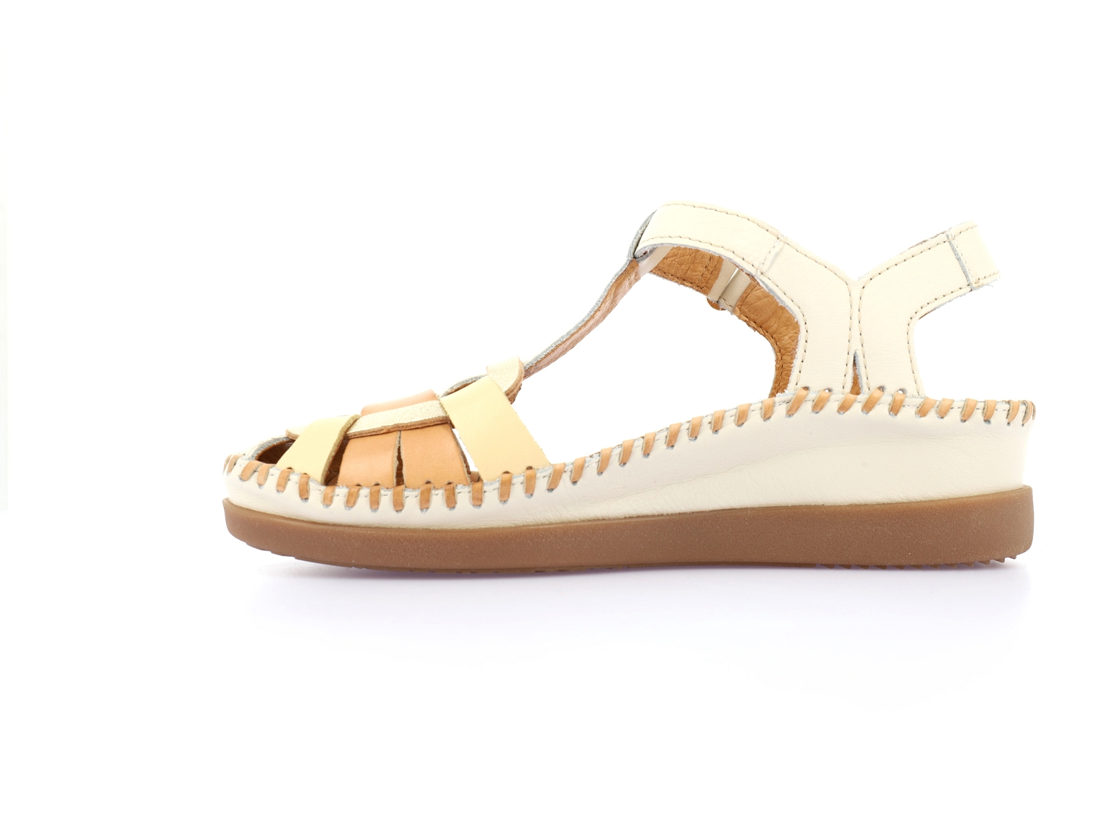Pikolinos-CADAQUES W8K 0965C1 Cuir Beige Or