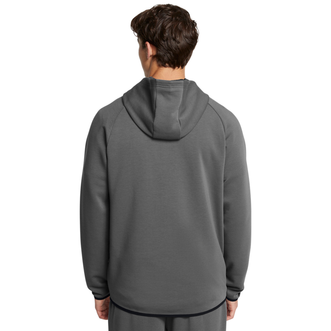 Under Armour Unstoppable Fleece Joggingpak Hooded Full-Zip Donkergrijs Zwart
