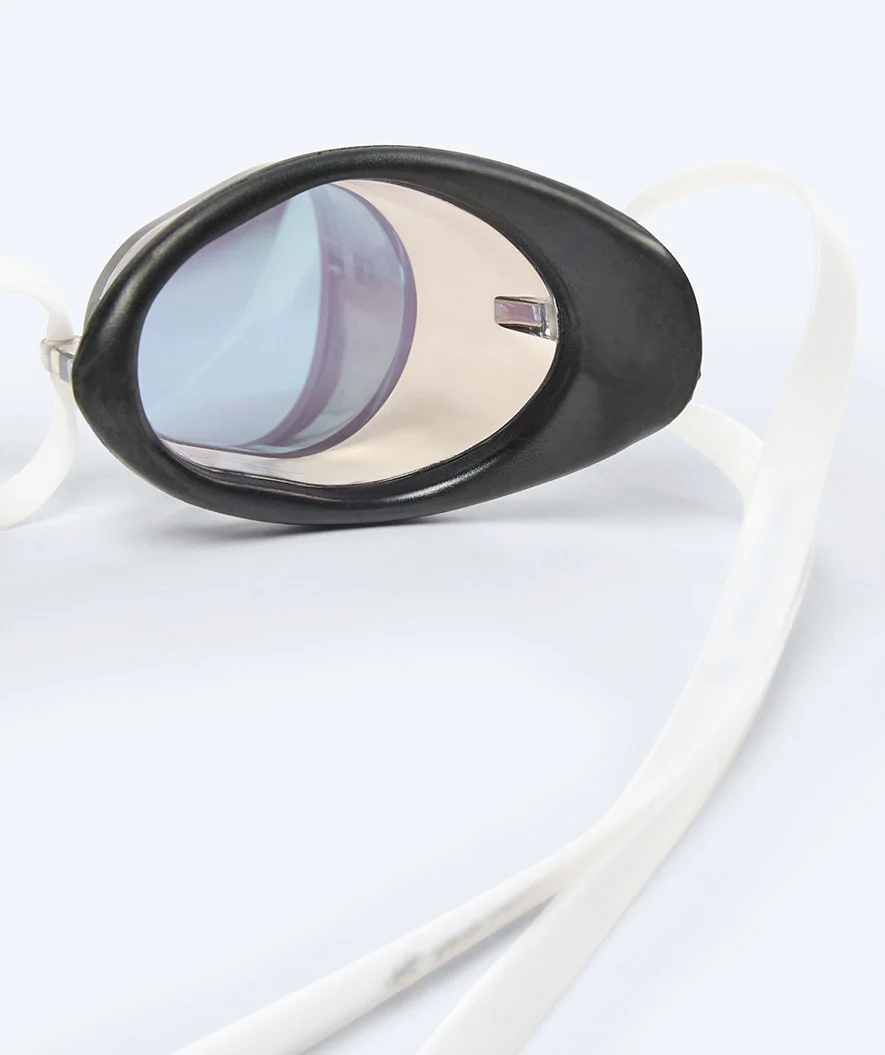Watery svømmebriller - Proflex Swedish Mirror - Hvid/guld