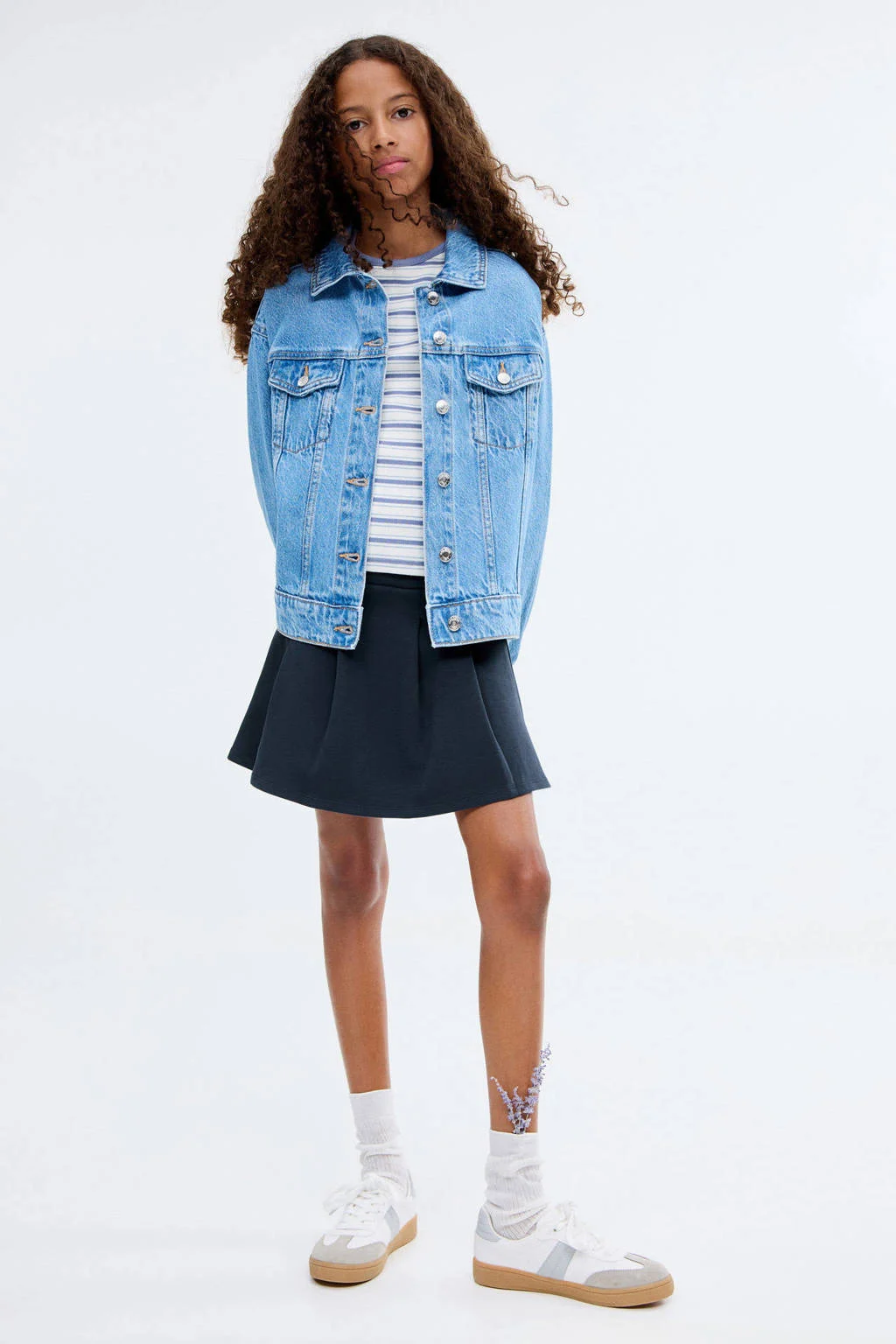 Mango Kids korte rok marine
