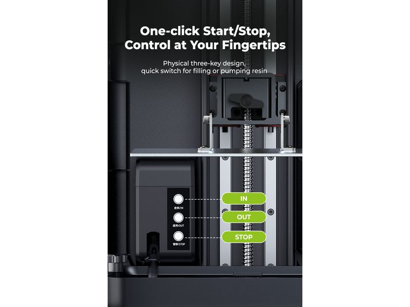 Creality Resinpumpe für Halot Mage Pro und S Smarte Resin-Pumpe für Halot Mage S und Pro 3D-Drucker