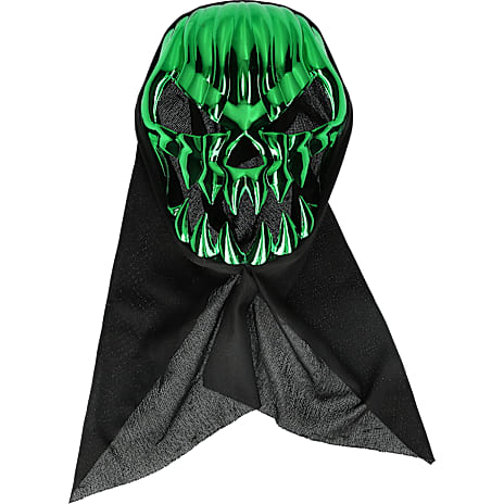 Halloween foil maske - flere varianter - assorteret