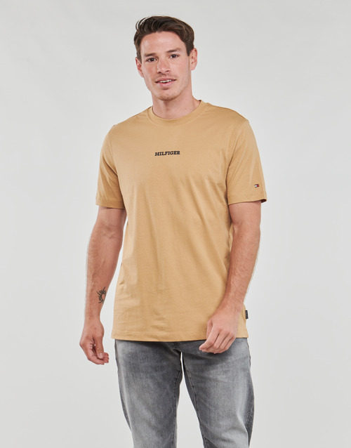 Tommy Hilfiger - MONOTYPE SMALL CHEST PLACEMENT Beige
