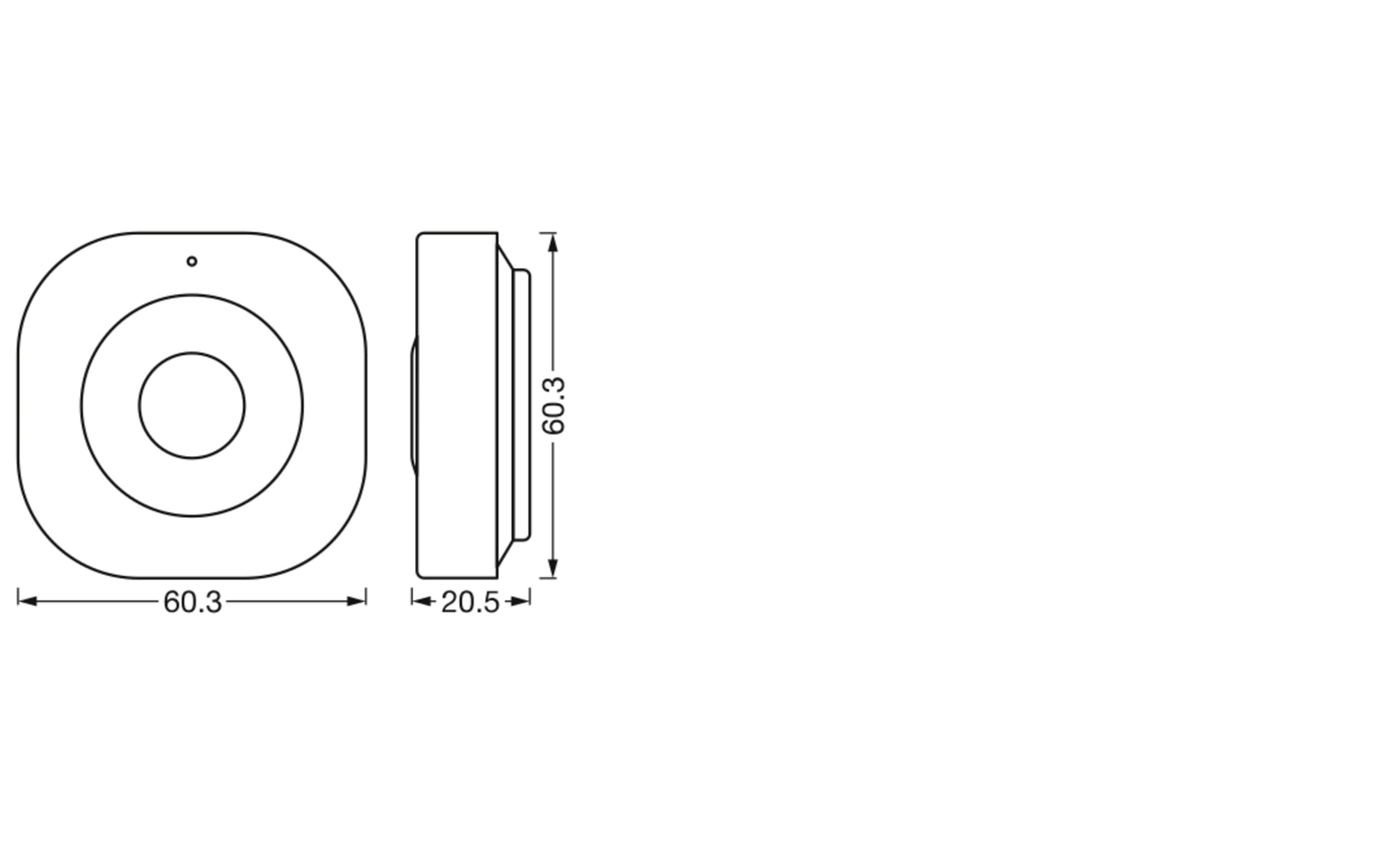 Smart+ Motion Sensor, WeissSmarter Sensor mit WiFi-Technologie, um offene Türen und Fenster zu erkennenn