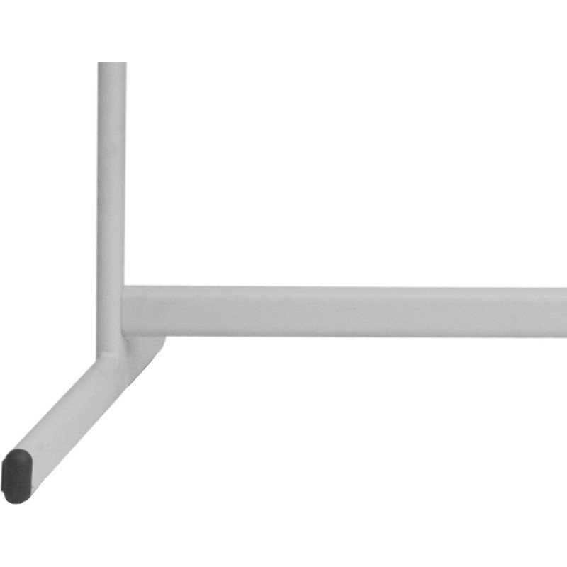 Tableau mixte mobile acier laqué et liège cadre aluminium 100 x 200 cm Bi-Office Maya Trio