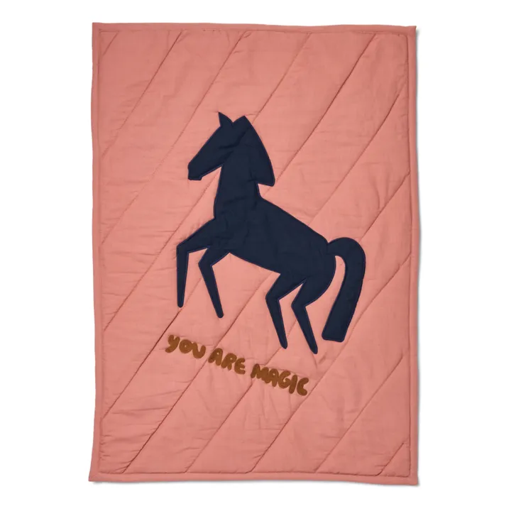 Liewood Décoration murale Verner en coton bio | Horses/Dark rosetta