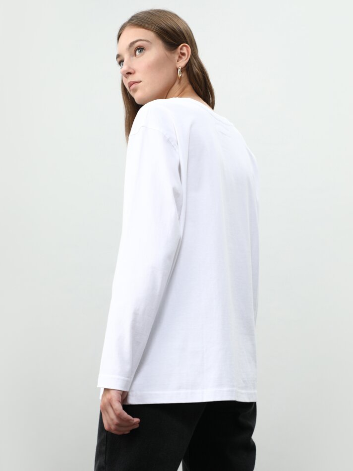 Camiseta oversized - Branca
