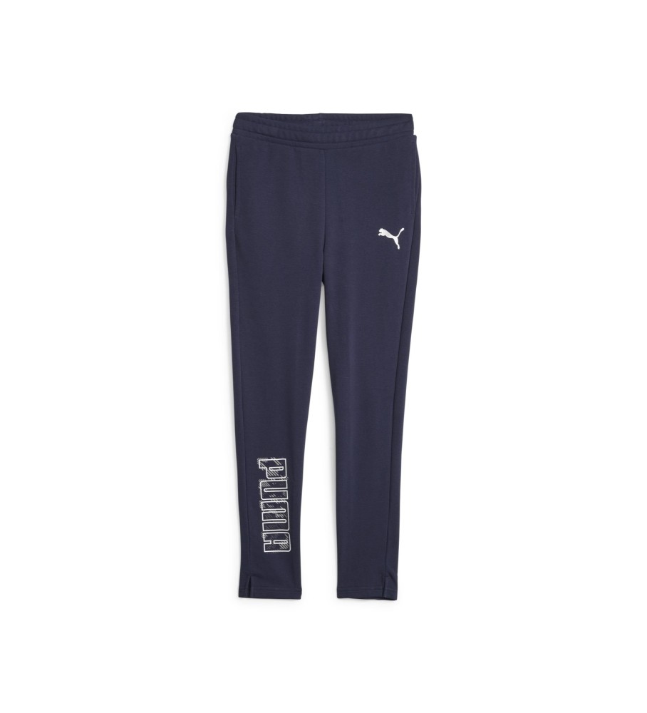 Calça esportiva Puma Active na cor azul marinho